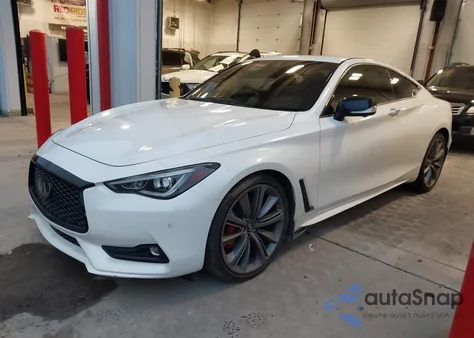 2021 Infiniti Q60 Red Sport 400 Awd from USA, damaged, VIN JN1FV7LL8MM560389